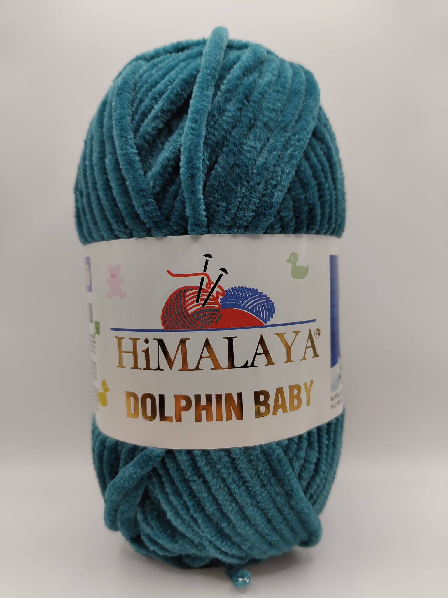 Himalaya Dolphin Baby Chenille Yarn, Blue - 80341