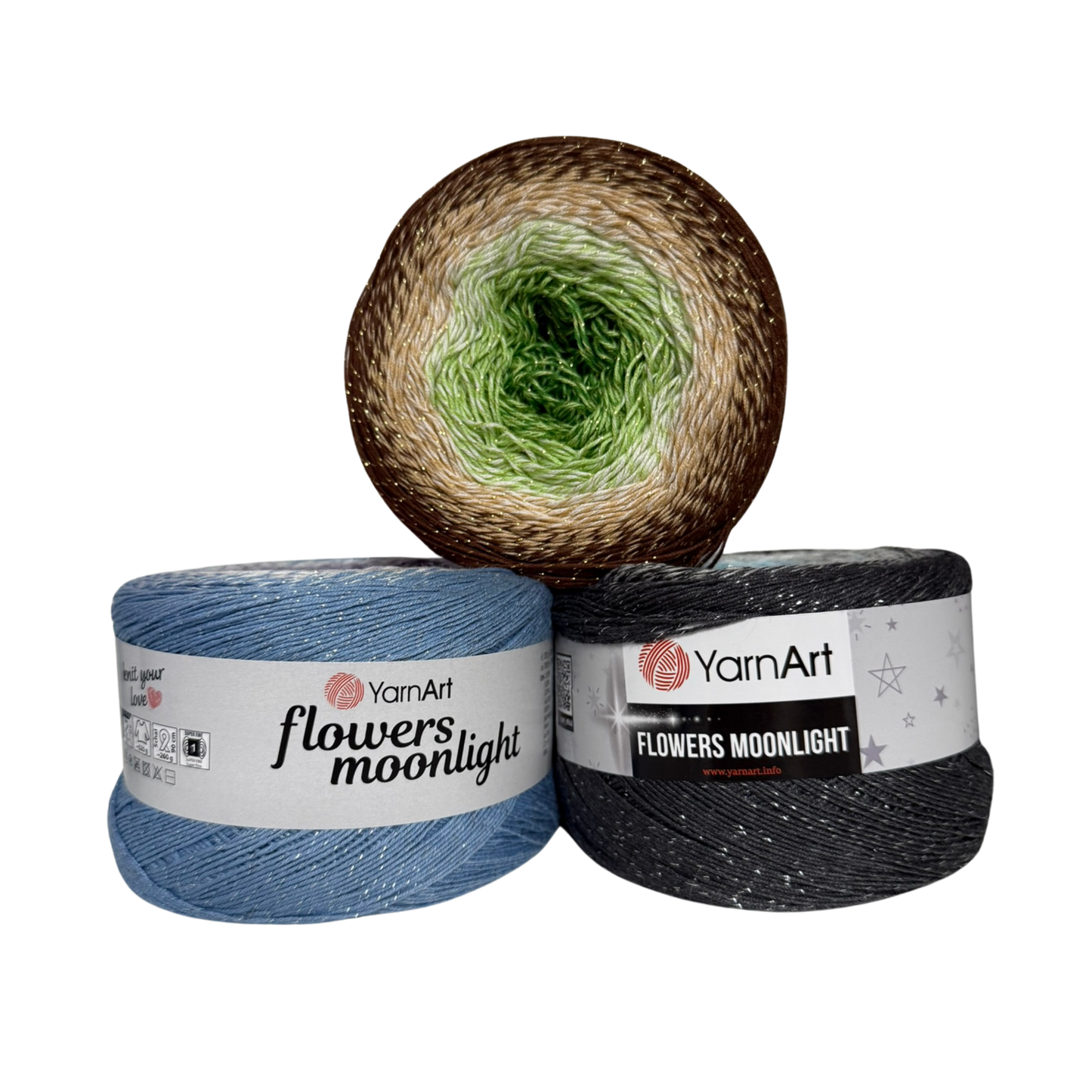 Bobbel Flowers Moonlight mit Glitzer