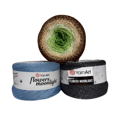 Bobbel Flowers Moonlight mit Glitzer